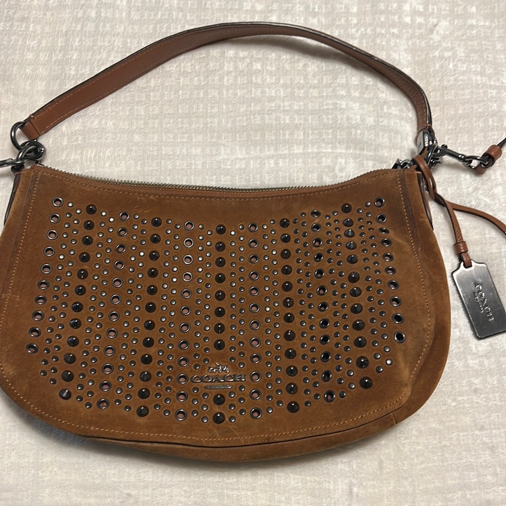 COACH suede bag!